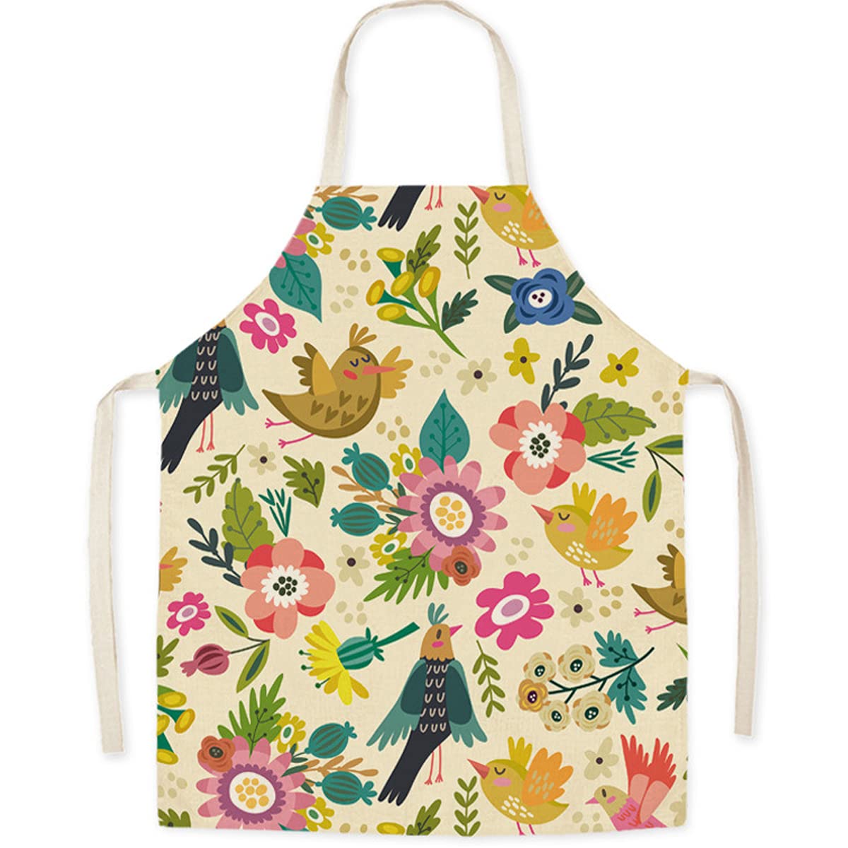 Best Kids Linen Cooking Apron - Adjustable & Washable Chef Apron for Boys & Girls - Perfect for Baking, Cooking Classes & Pretend Play at Home