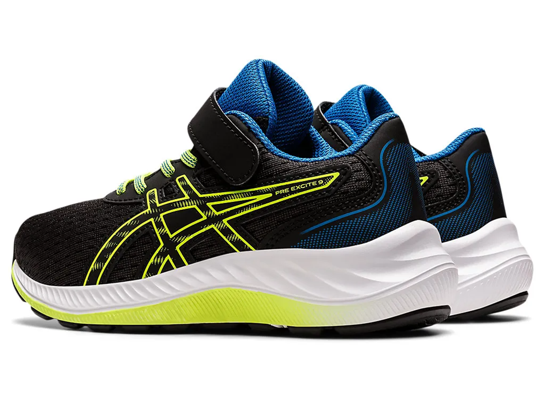 ASICS Junior Pre Excite 9 PS Kids' Running Shoes - Lightweight Athletic Sneakers for Boys & Girls (Black/White, Style 1014A234-003) - Perfect for School, Sports & Daily Activities