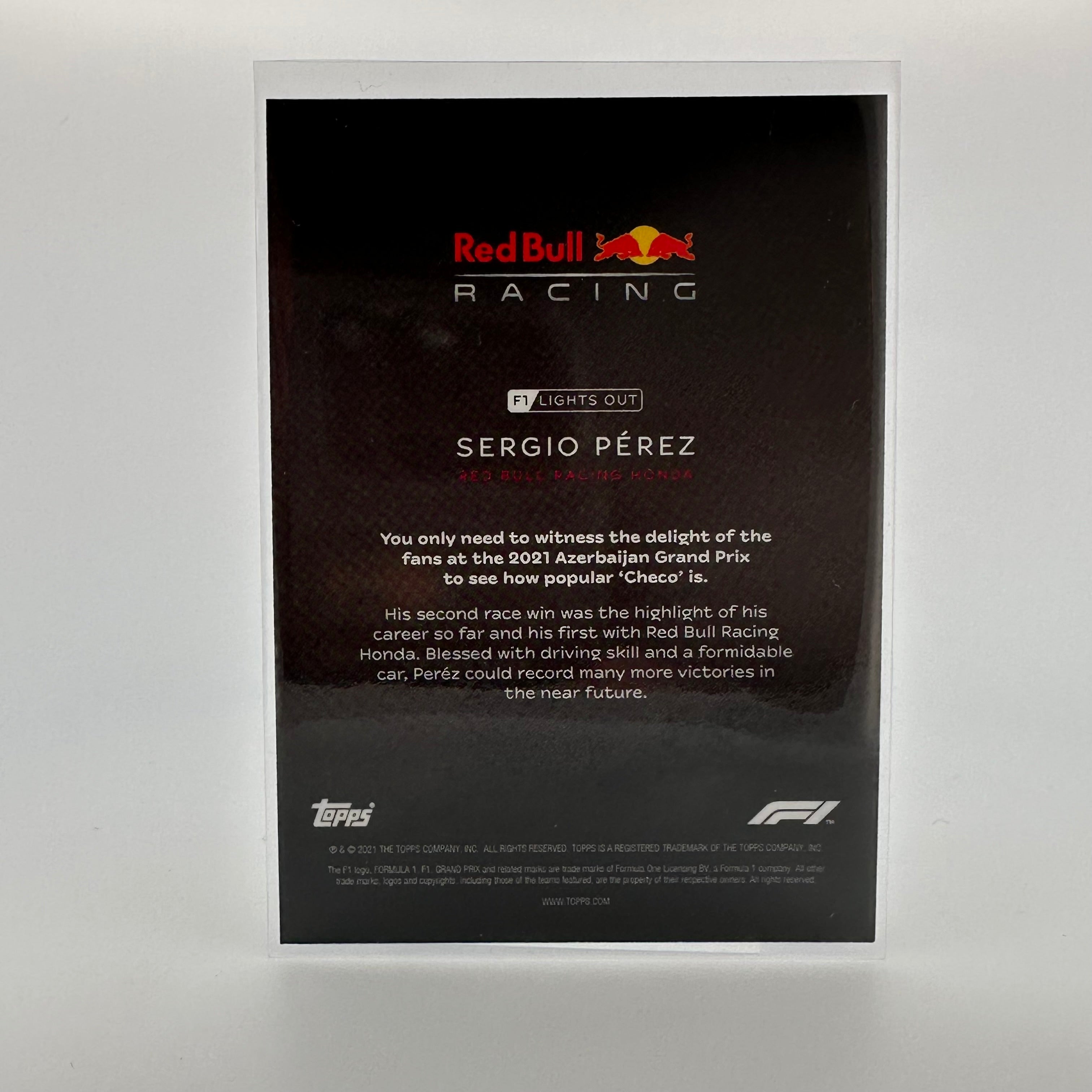 Sergio Perez F1 Racing Driver Green Parallel Collectible Card - Perfect for Motorsport Fans, Collectors, and Trading Card Enthusiasts