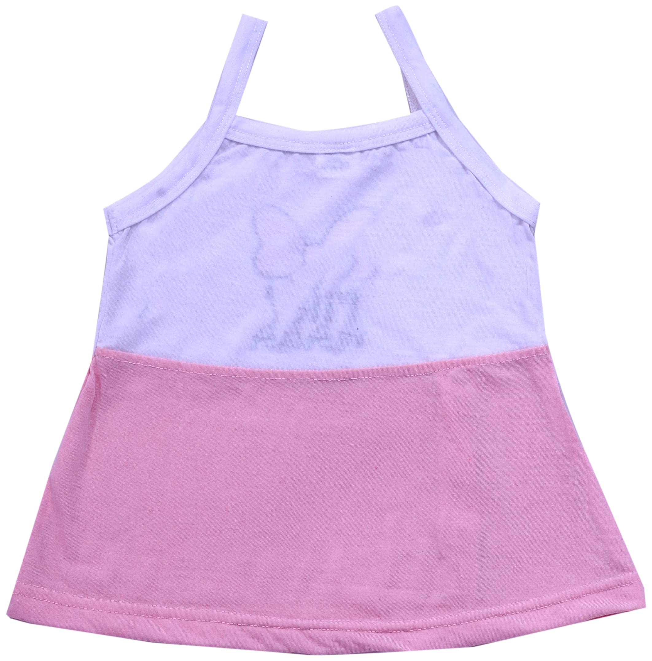 ICABLE Baby Girls Cotton Blend Printed Dress with Spaghetti Strap - 2 Pack Set for Summer Playdates & Birthday Parties