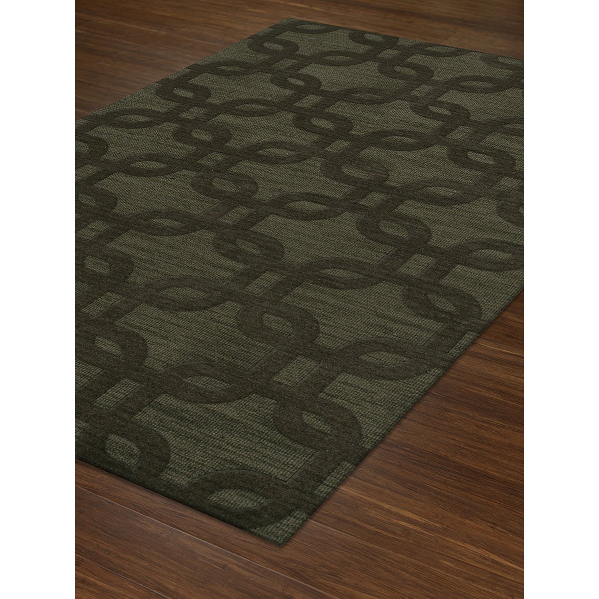 Premium Dalyn Rugs Dover DV7 Indoor/Outdoor Area Rug 4x6 Feet - Soft Fern Green Design for Living Room, Bedroom, Patio & Deck Decor