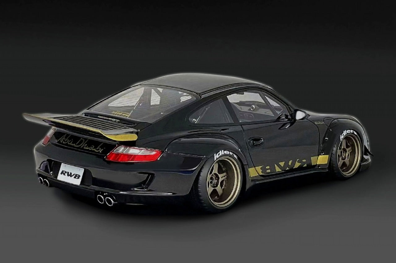 1:18 Scale Porsche 997 GT3 Diecast Model Car - Black Collectible Sports Car for Display, Racing Enthusiasts & Gift Giving