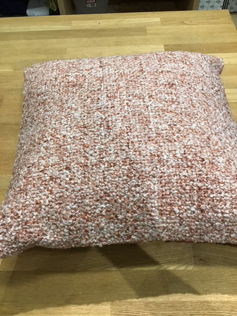 Luxury Rose Gold Tweed Pillow Cover - Soft Decorative Throw Pillow Case for Couch, Bed, Sofa - Elegant Home Decor Gift for Living Room, Bedroom, Office