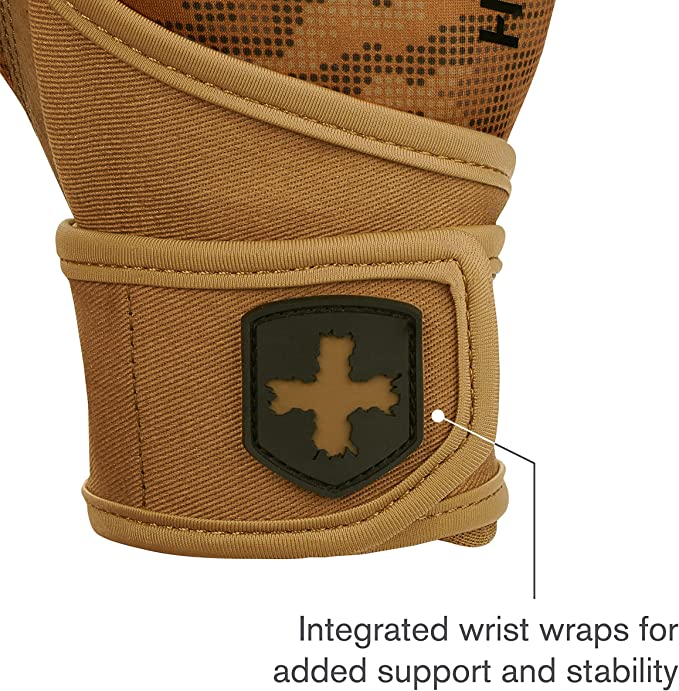 Harbinger Unisex Pro WristWrap Gloves 2.0 - Weightlifting & Cross Training Wrist Support for Gym, Powerlifting & Fitness Workouts