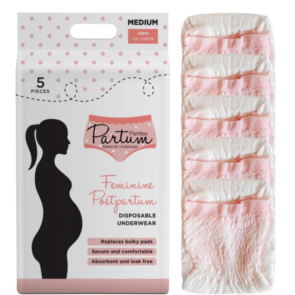 **Partum Panties - Disposable Maternity Underwear for Postpartum Recovery & Comfort | Soft, Breathable & Leak-Proof | Ideal for Hospital, Home & Travel Use**