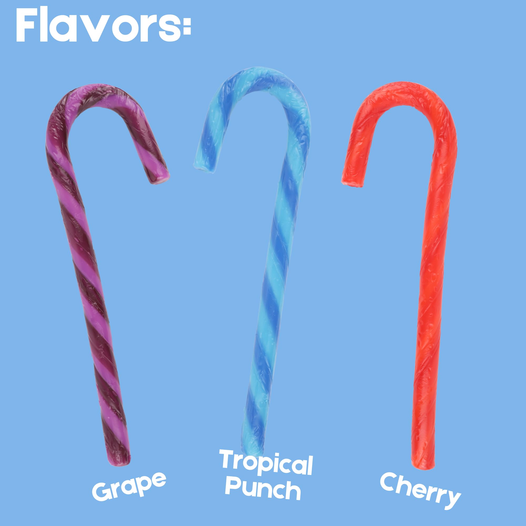 Kool-Aid Candy Canes - 12 Count (5.53 oz) Holiday Christmas Stocking Stuffers & Party Favors for Kids & Adults