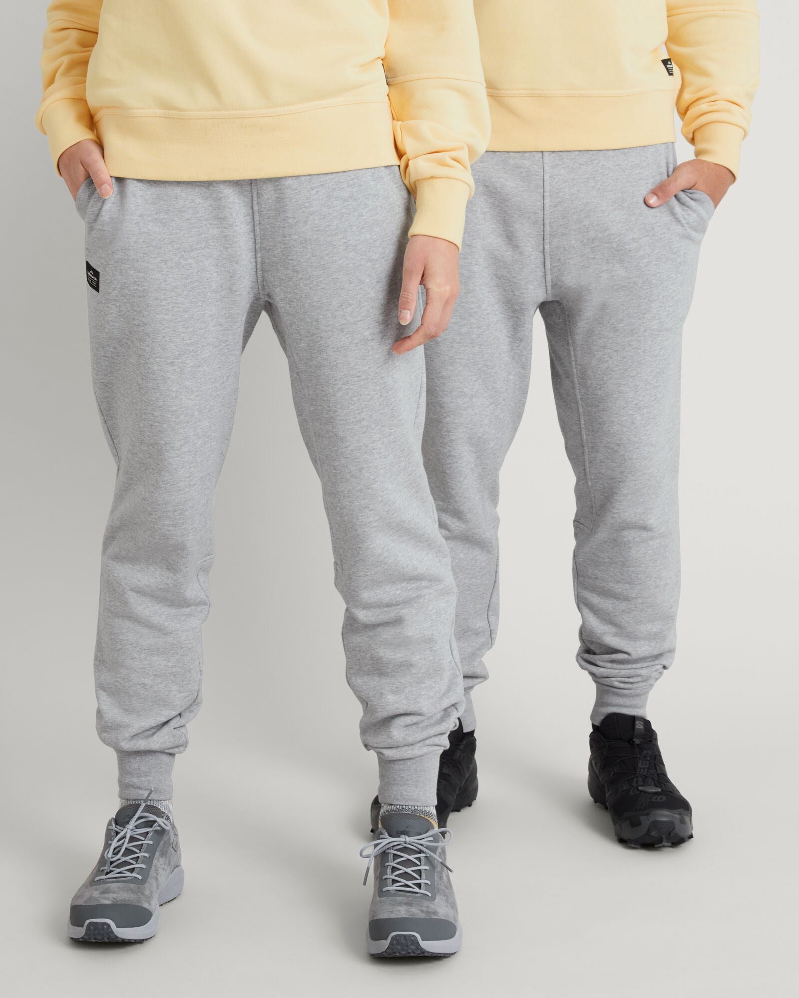 ANY Time Sweats LT Unisex Joggers - Light Grey Marle Comfortable Lounge Pants for Men & Women - Perfect for Yoga, Running, and Casual Wear