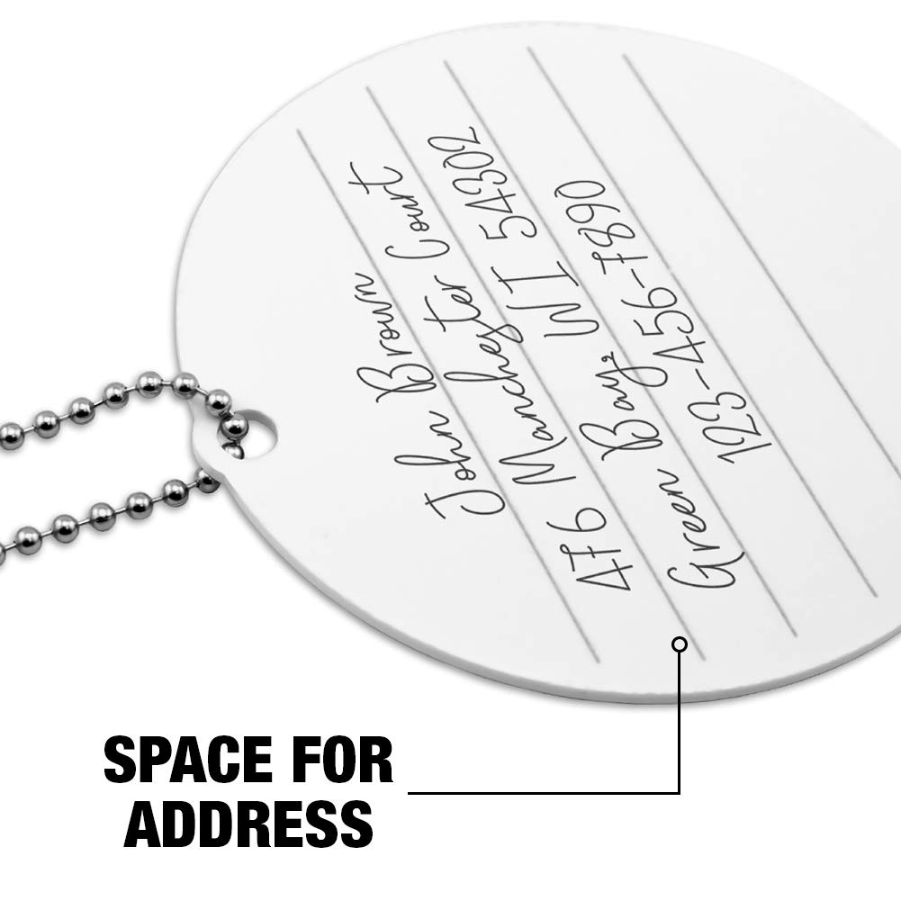 NASA Apollo 11 50th Anniversary Collectible Patch - Round Luggage ID Tag for Travel Bags & Backpacks - Perfect for Space Enthusiasts & Aviation Lovers