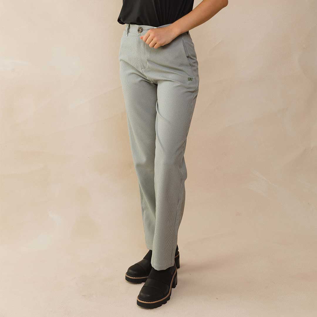Stylish Green and Black Houndstooth Tuxedo Pants for Men - Formal Wear for Weddings, Parties & Business Events