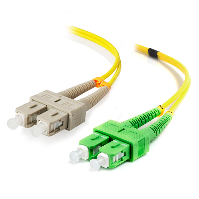 SCA SC Single Mode Duplex LSZH Fiber Optic Cable 9/125 OS2 - High-Speed Data Transmission for Telecom Networks & Data Centers