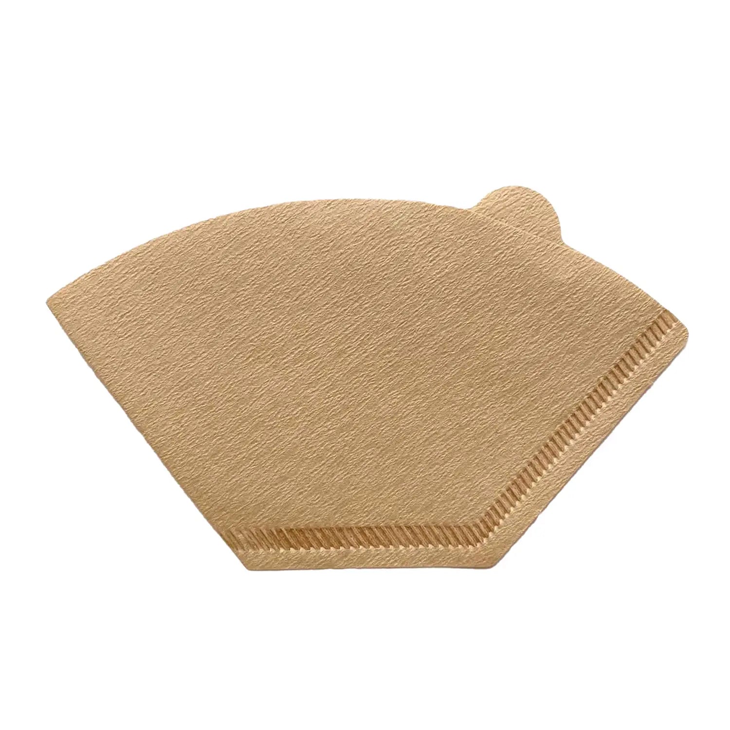 Kanae Shiko 100-Count Wood Pulp Coffee Filters for Drip Coffee Makers - Perfect for Home Brewing & Office Use