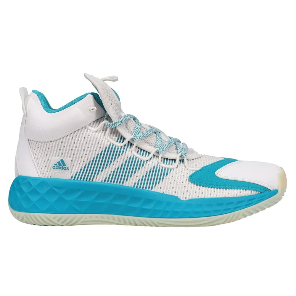 adidas Men's Sm Pro Boost Mid Basketball Sneakers - White | High-Performance Basketball Shoes for Casual Wear & Court Play