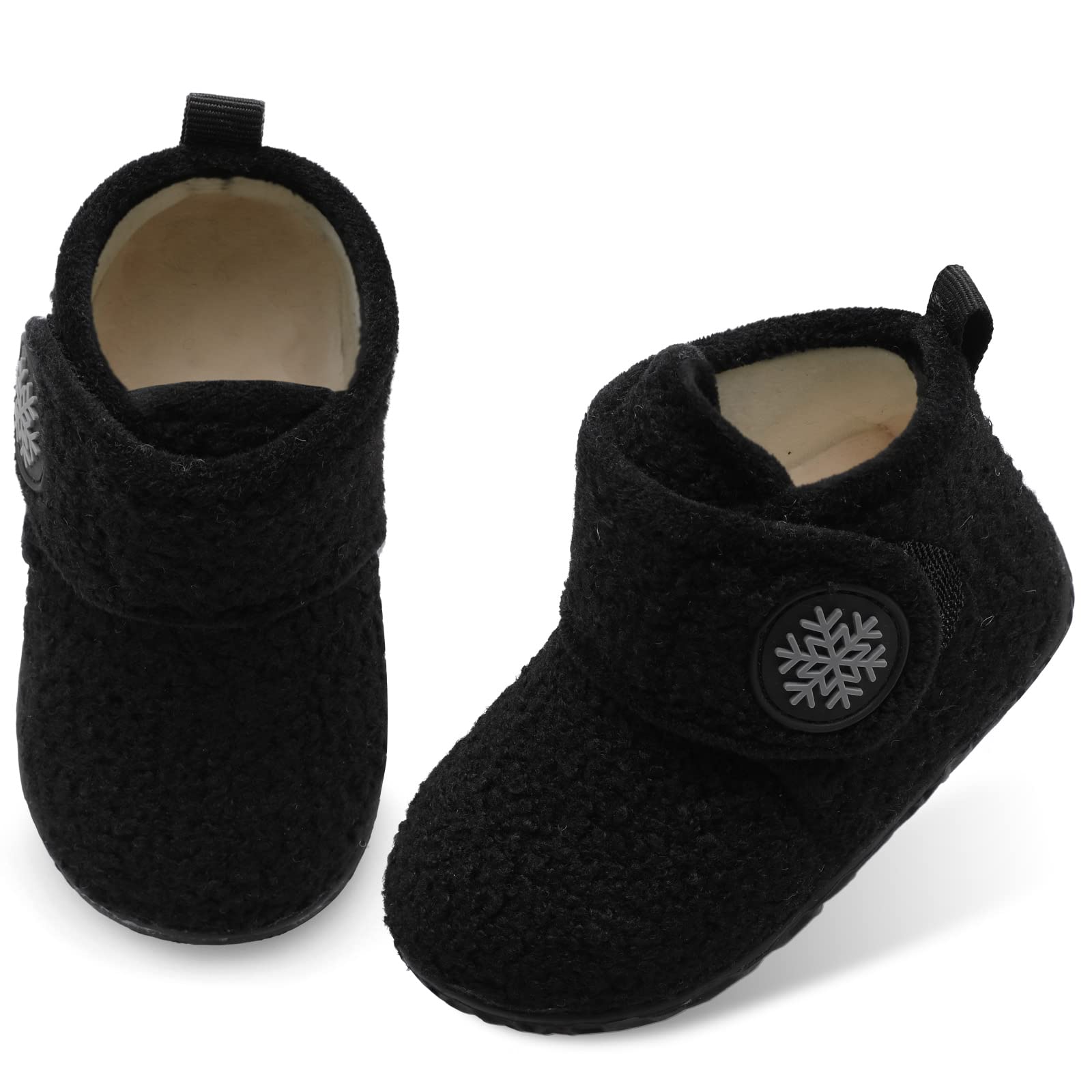**LeIsfIt Toddler Slippers for Boys & Girls - Warm Winter Boots with Non-Slip Sole, Lightweight House Shoes for Indoor & Outdoor Play**    *(Perfect for Cozy Home Wear, Daycare, and Winter Adventures!)*
