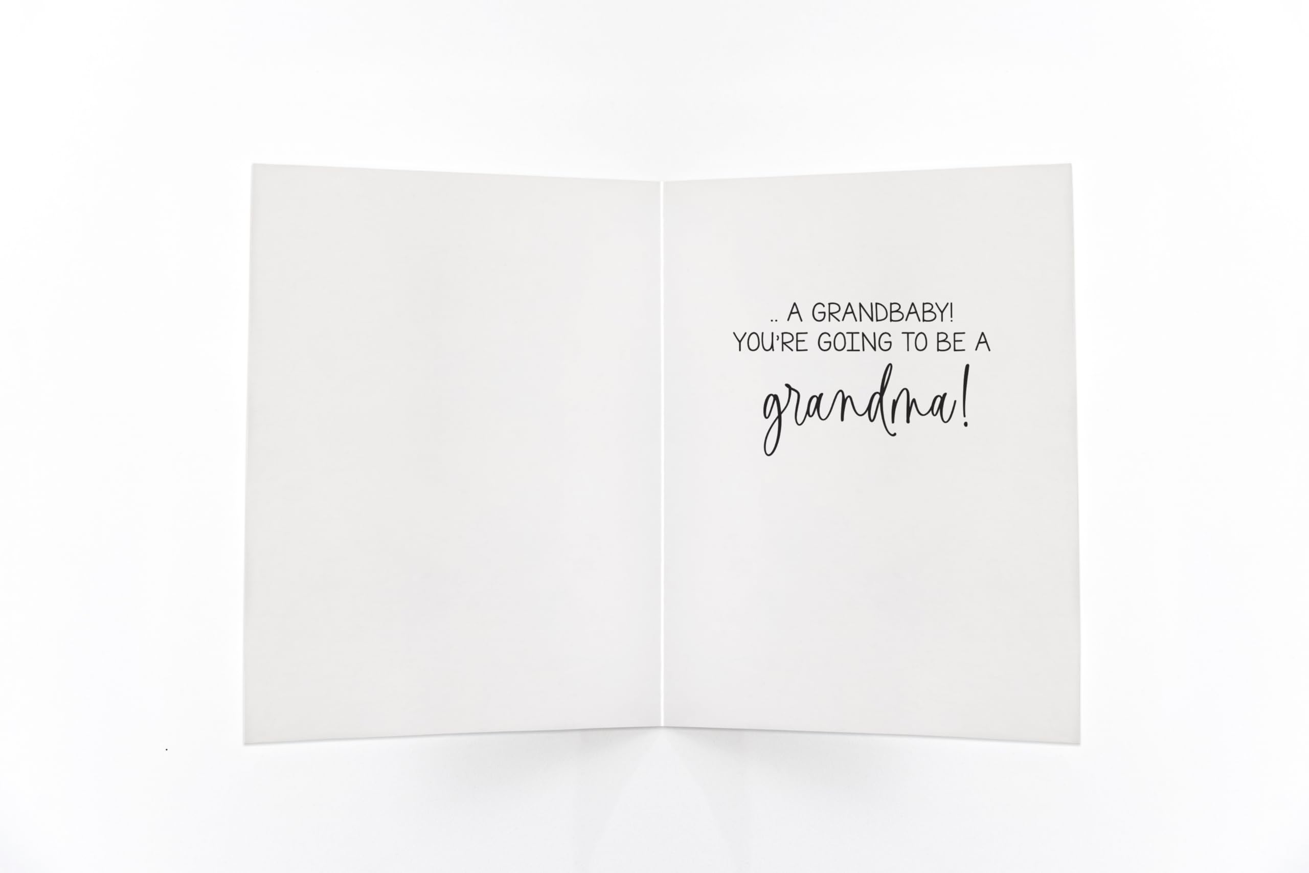 Pregnancy Announcement Card for Mom & Grandma - Baby Reveal Card for Mother's Day - Perfect Gift for Moms Who Have Everything (Lilac Floral Design) - Gender Reveal, Baby Shower & Special Occasions