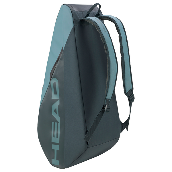 Head Tour Racquet Bag M (Cyan/Blue) - Tennis Equipment Storage & Organization for Players & Coaches - Perfect for Court, Gym & Travel