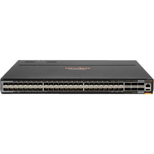 Aruba 8360 48Y6C v2 48-Port 25G SFP+/28 4-Section 6-Port 100G QSFP+/28 2-Section Front to Back Switch with 5 Fans & 2 AC Bundles - Ideal for Data Centers, Enterprise Networks, and High-Speed Cloud Computing