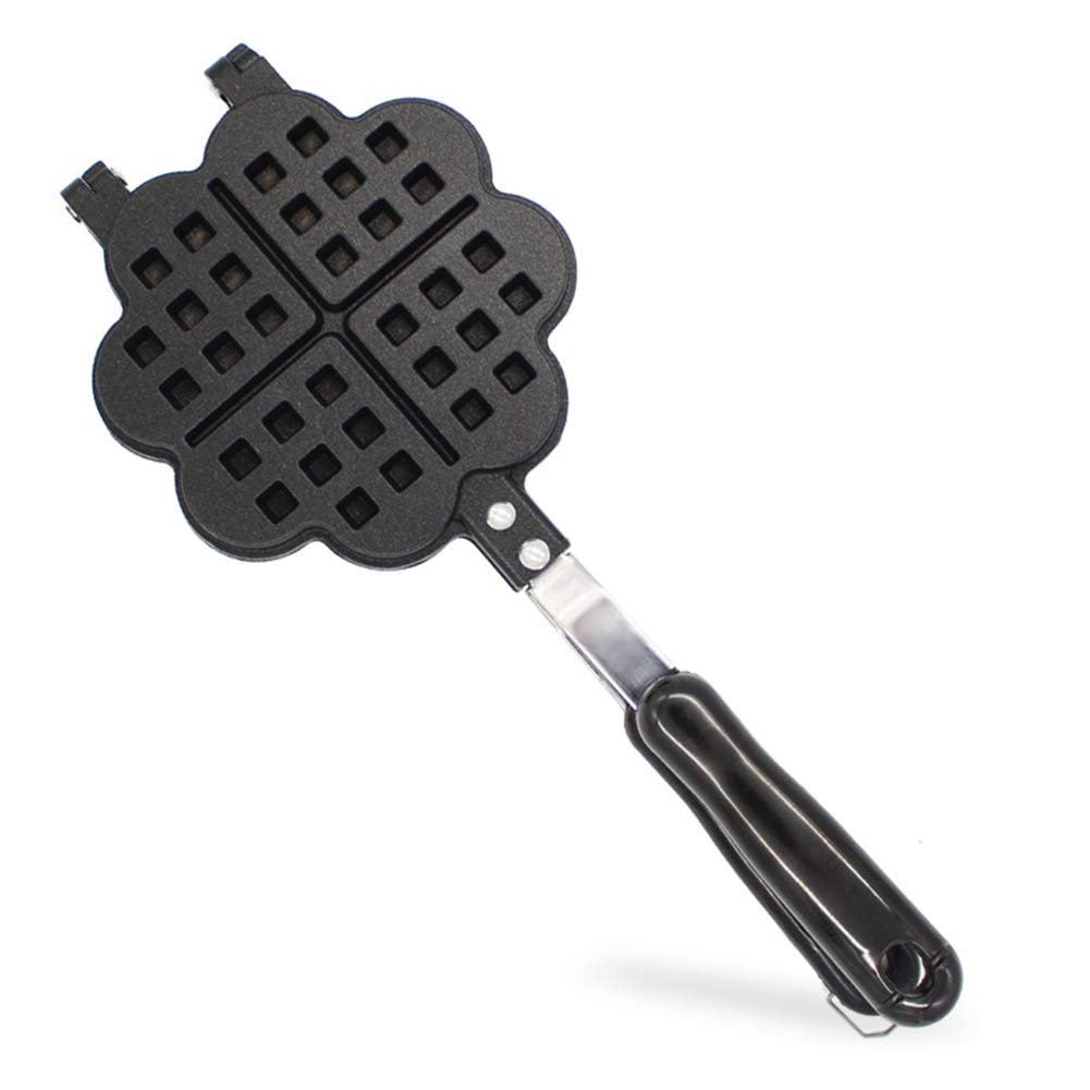 Non-Stick Heart-Shaped Waffle Maker - DIY Waffle Baking Mold & Press Plate for Perfect Homemade Waffles - Ideal for Breakfast, Brunch, and Family Cooking
