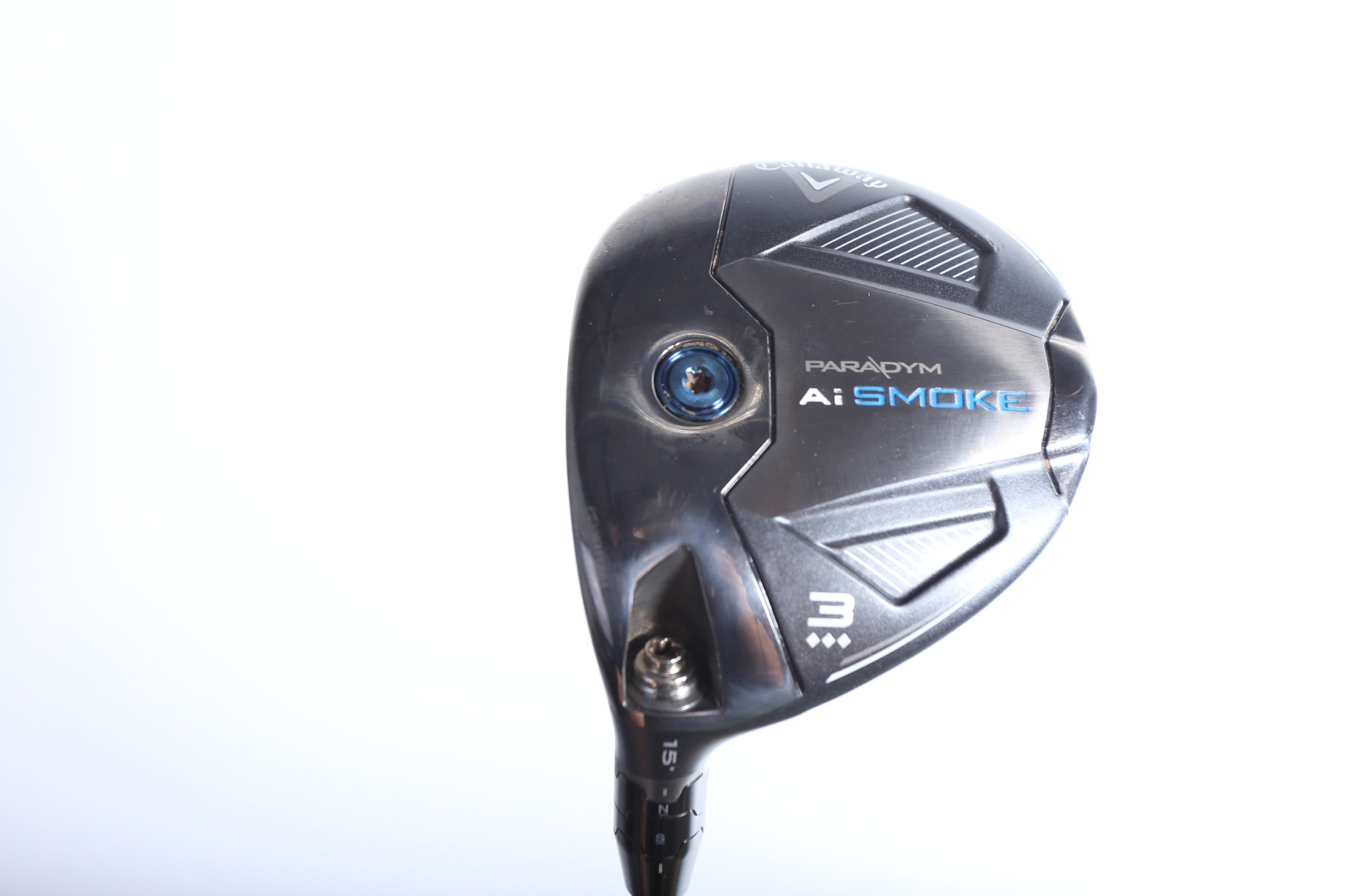 Callaway Paradym Ai Smoke TD 3 Wood Left Handed 15° Extra Stiff Flex Golf Club - Pre-Owned | Perfect for Long Fairway Shots & Improving Accuracy