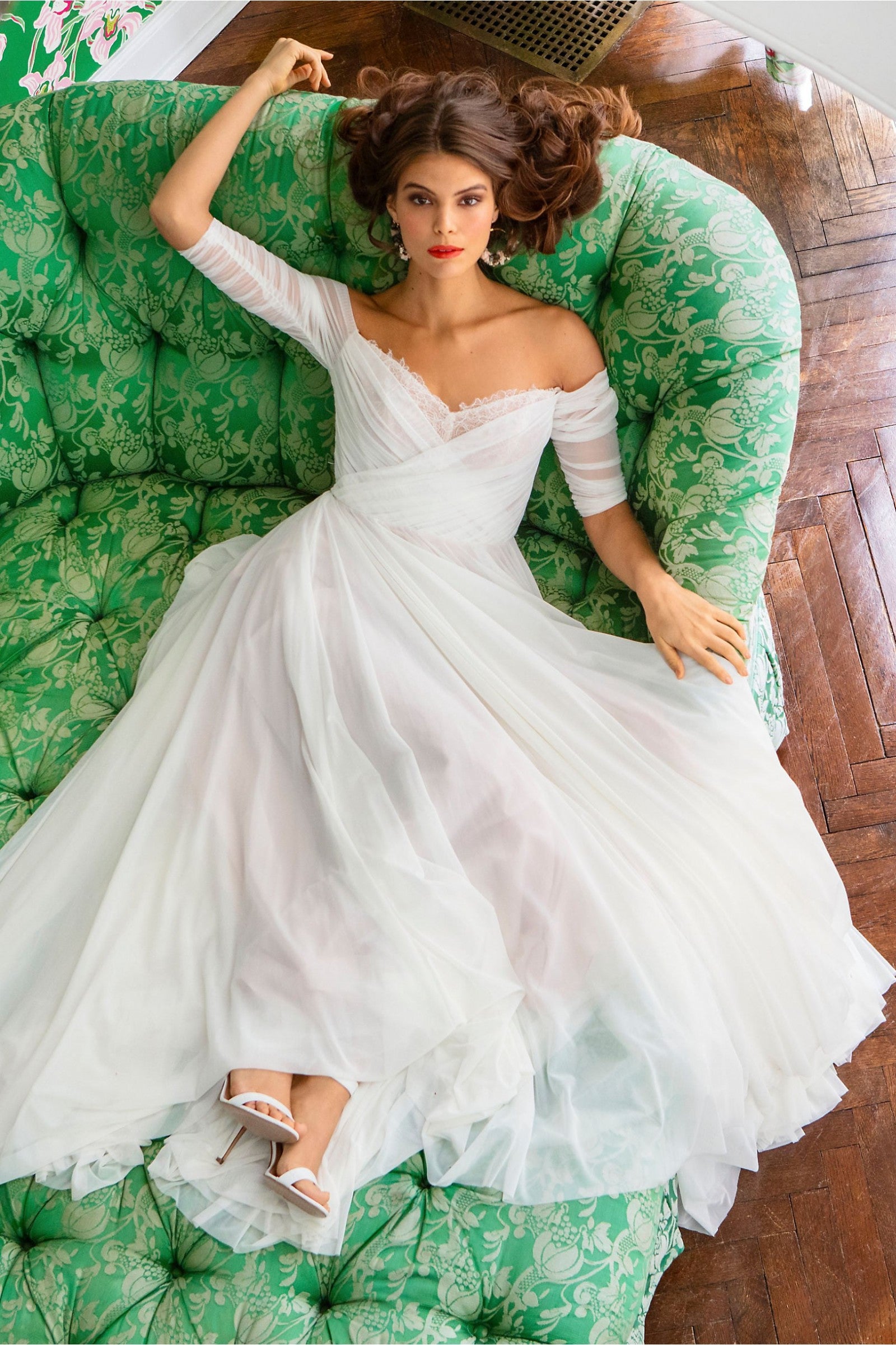 Wtoo by Watters Miles Wedding Gown - Elegant A-Line Bridal Dress for Beach, Garden & Church Ceremonies