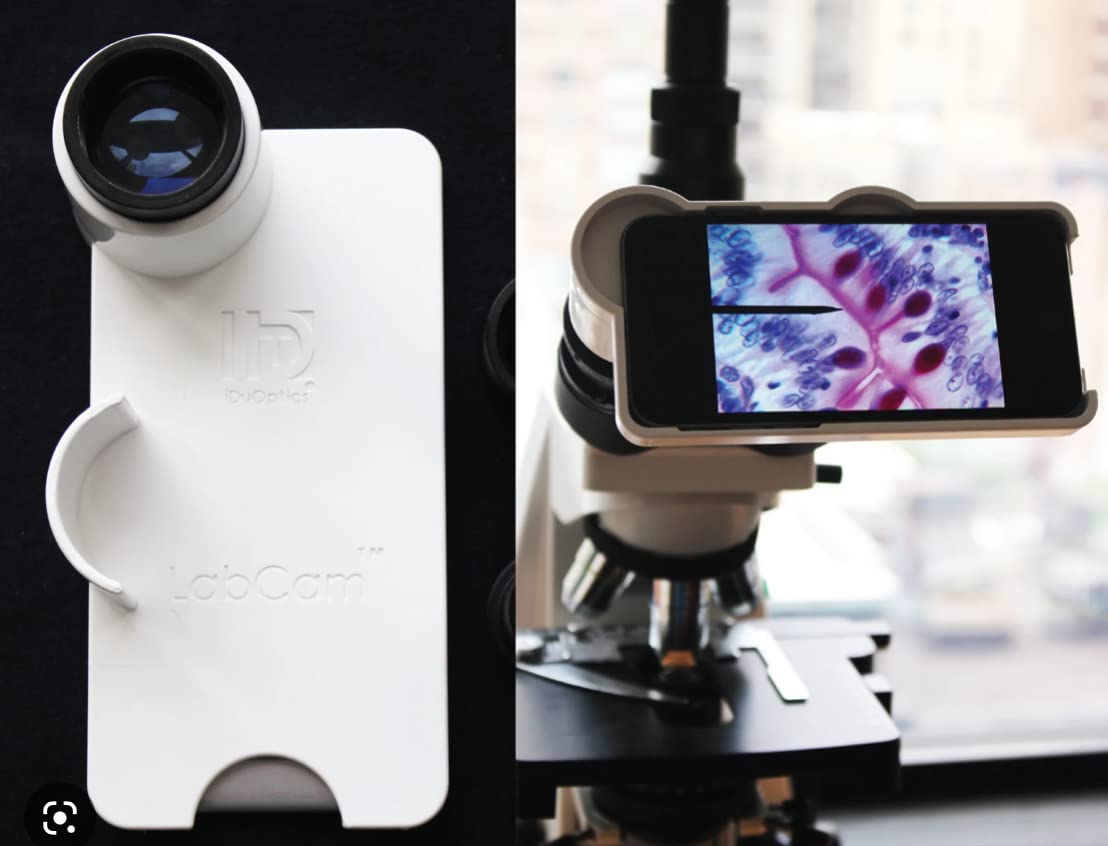 Universal Smartphone Microscope & Telescope Adapter for iPhone 11/XR - Compatible with Microscopes, Telescopes & Binoculars - Perfect for Science Labs, Nature Exploration & Astronomy Observation