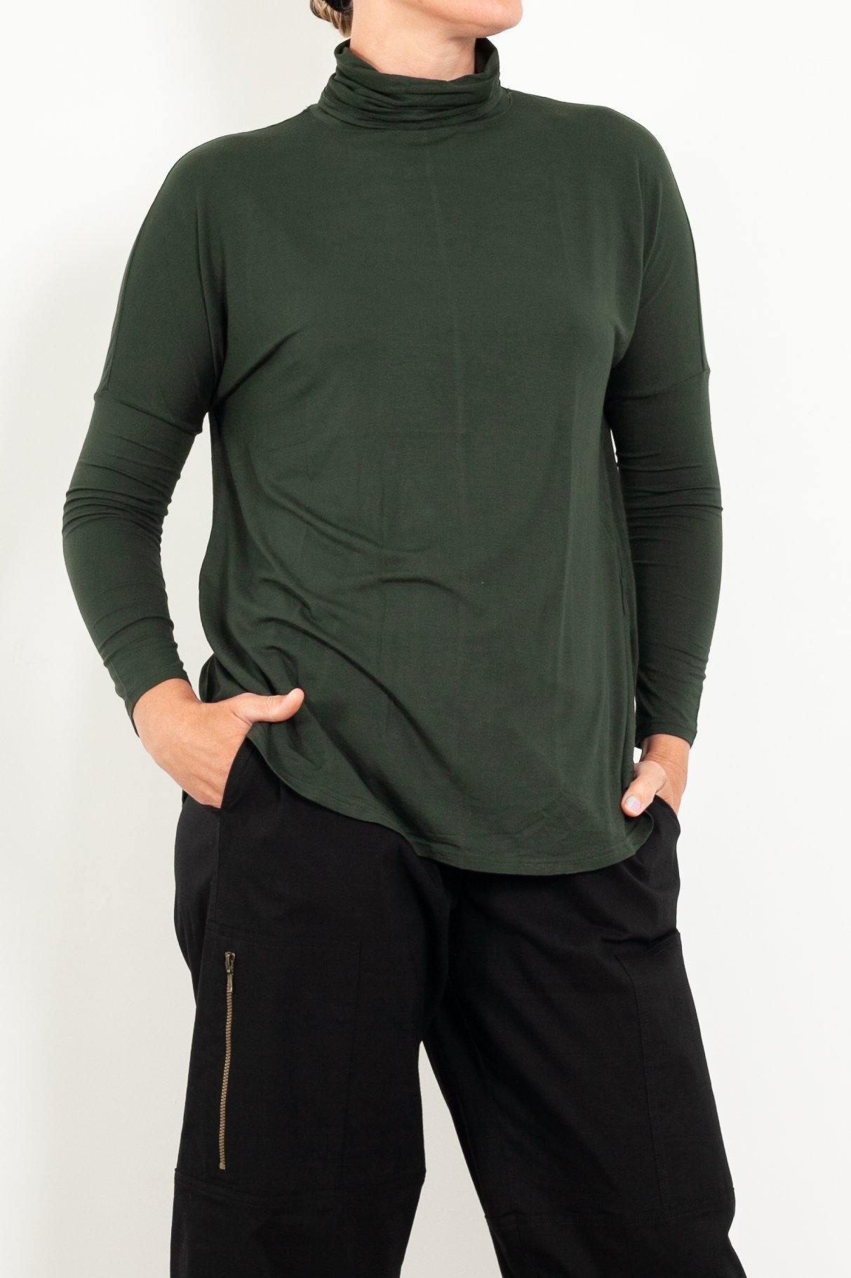 Tani Swing Turtle Neck Women's Tops - Stylish Casual & Office Wear for Everyday Comfort