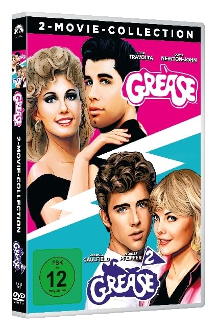GREASE-BOX/REPLENISHMENT - MOV [DVD] | Classic Musical Movie | Perfect for Movie Nights & 70s Nostalgia Fans