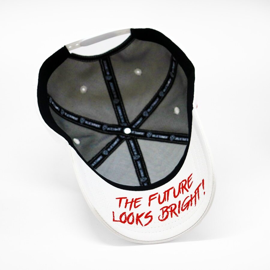 Future Looks Bright White Election Snapback Hat - Stylish & Trendy Baseball Cap for Political Campaigns, Rallies & Casual Wear