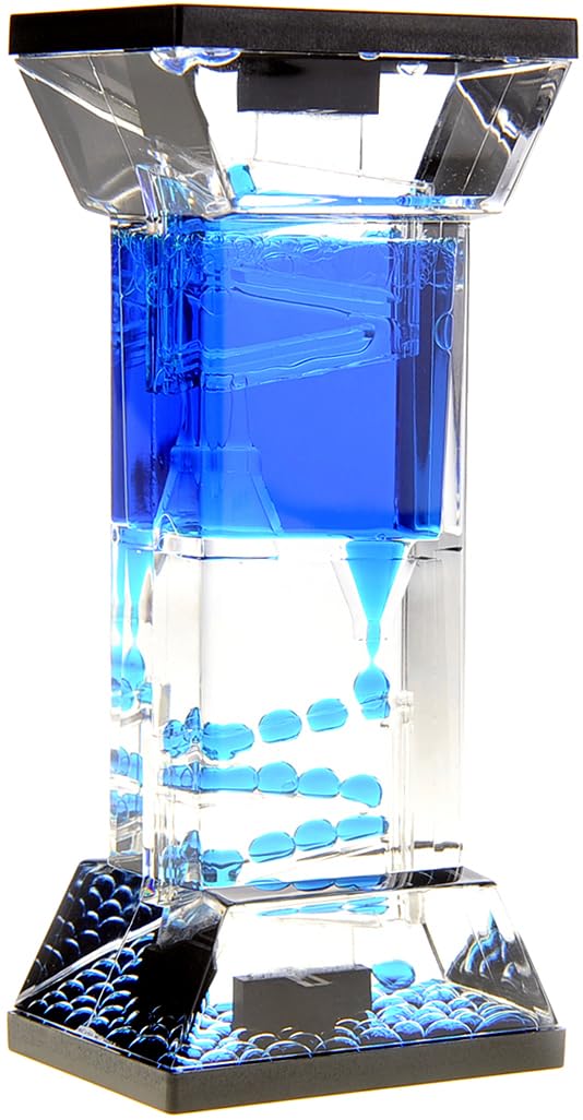 PowerTRC Liquid Motion Bubbler Sensory Toy - ADHD & Anxiety Relief Fidget Toy for Kids & Adults | Calming Desk Decor with Swirling Water Bubbles | Perfect for Stress Relief, Autism Therapy & Office Relaxation