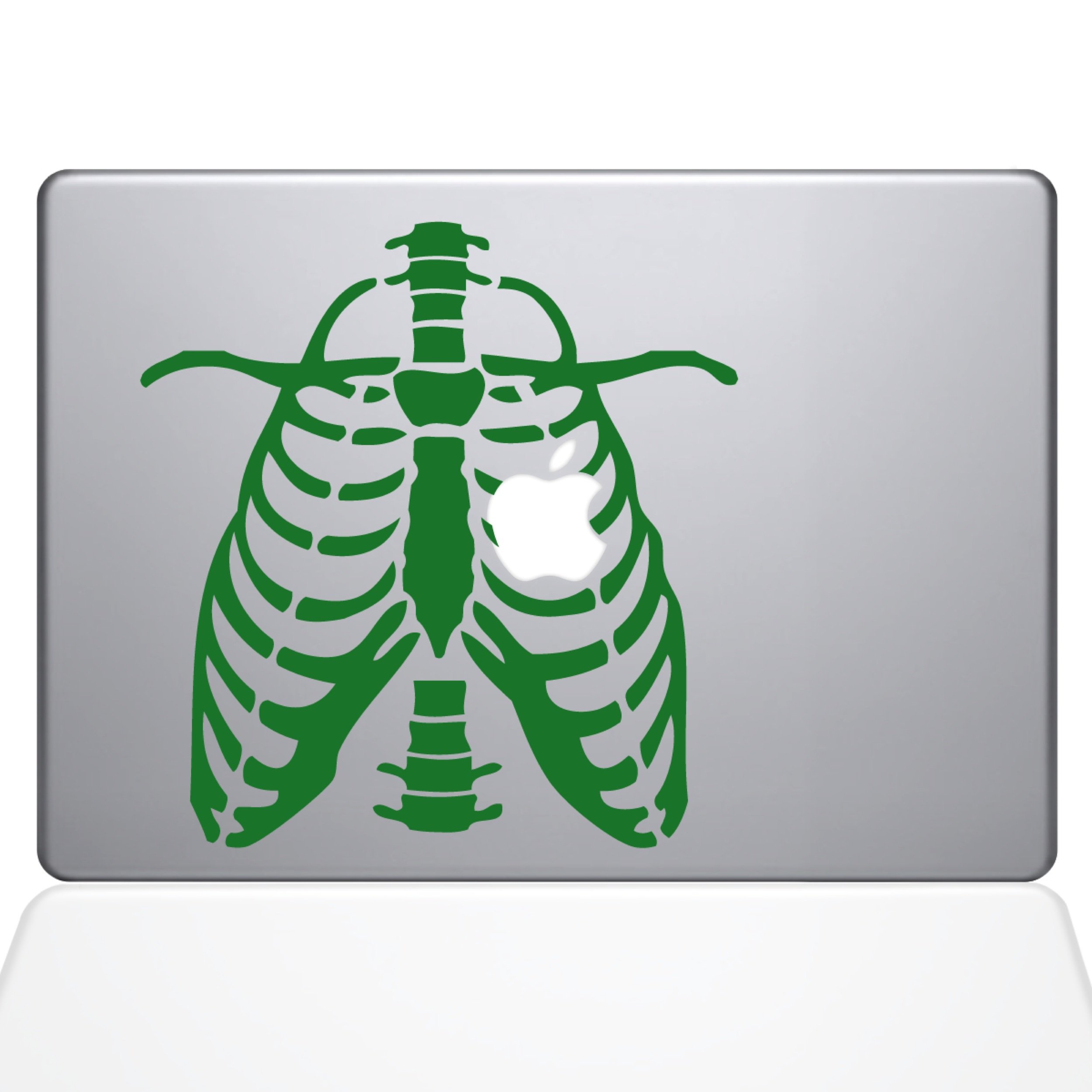 The Decal Guru Ribcage Apple Heart Vinyl Sticker for 11