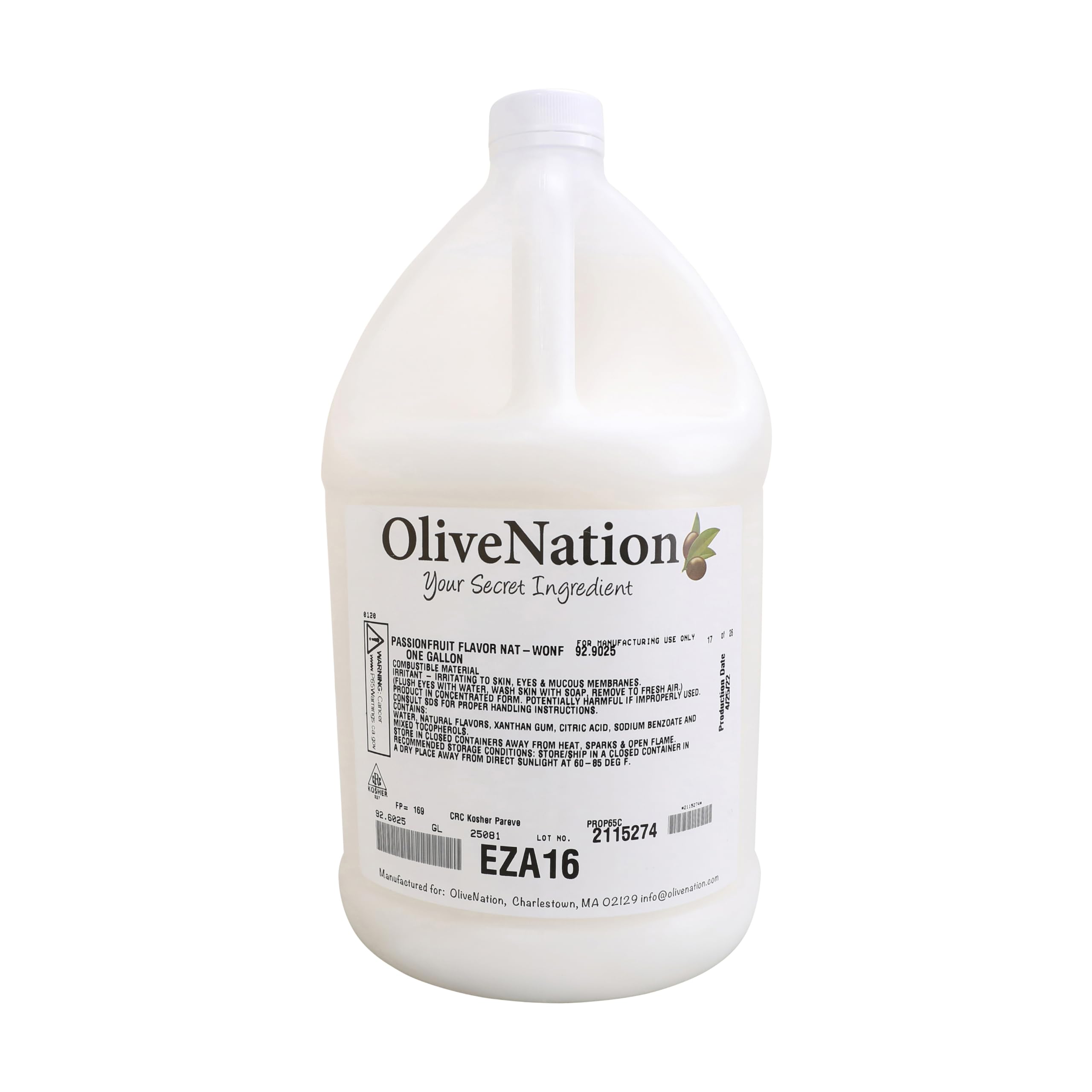 OliveNation Green Apple Natural Flavor Extract - TTB Approved for Brewing, Non-GMO, Gluten Free, Kosher & Vegan (128 oz) - Perfect for Baking, Cocktails & Homemade Beverages