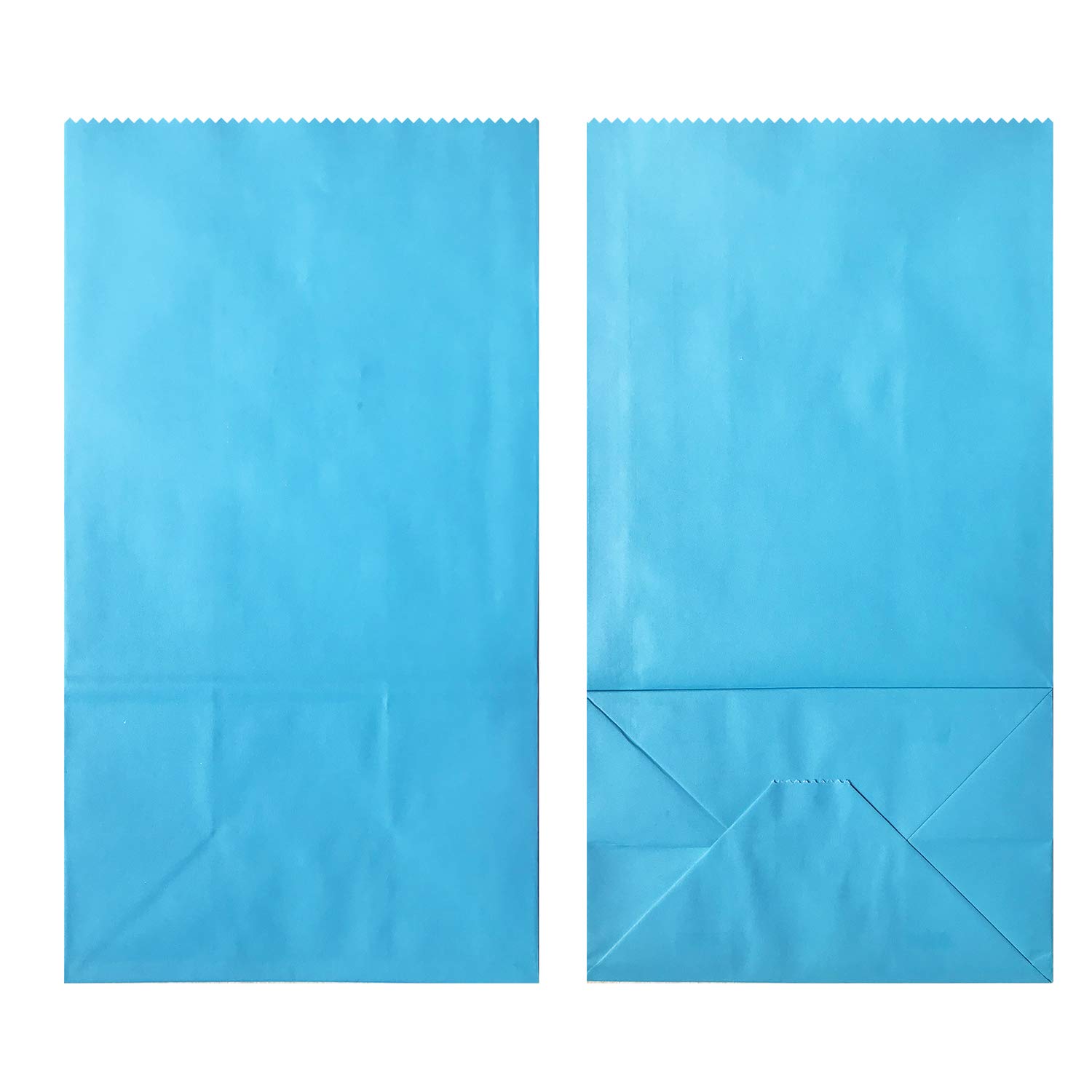 Artseen Party Favor Bags - 24 Count Lake Blue Treat Bags 5.1x3.1x9.4 Inches - Decorative Gift Bags for Birthday Parties, Baby Showers & Wedding Favors