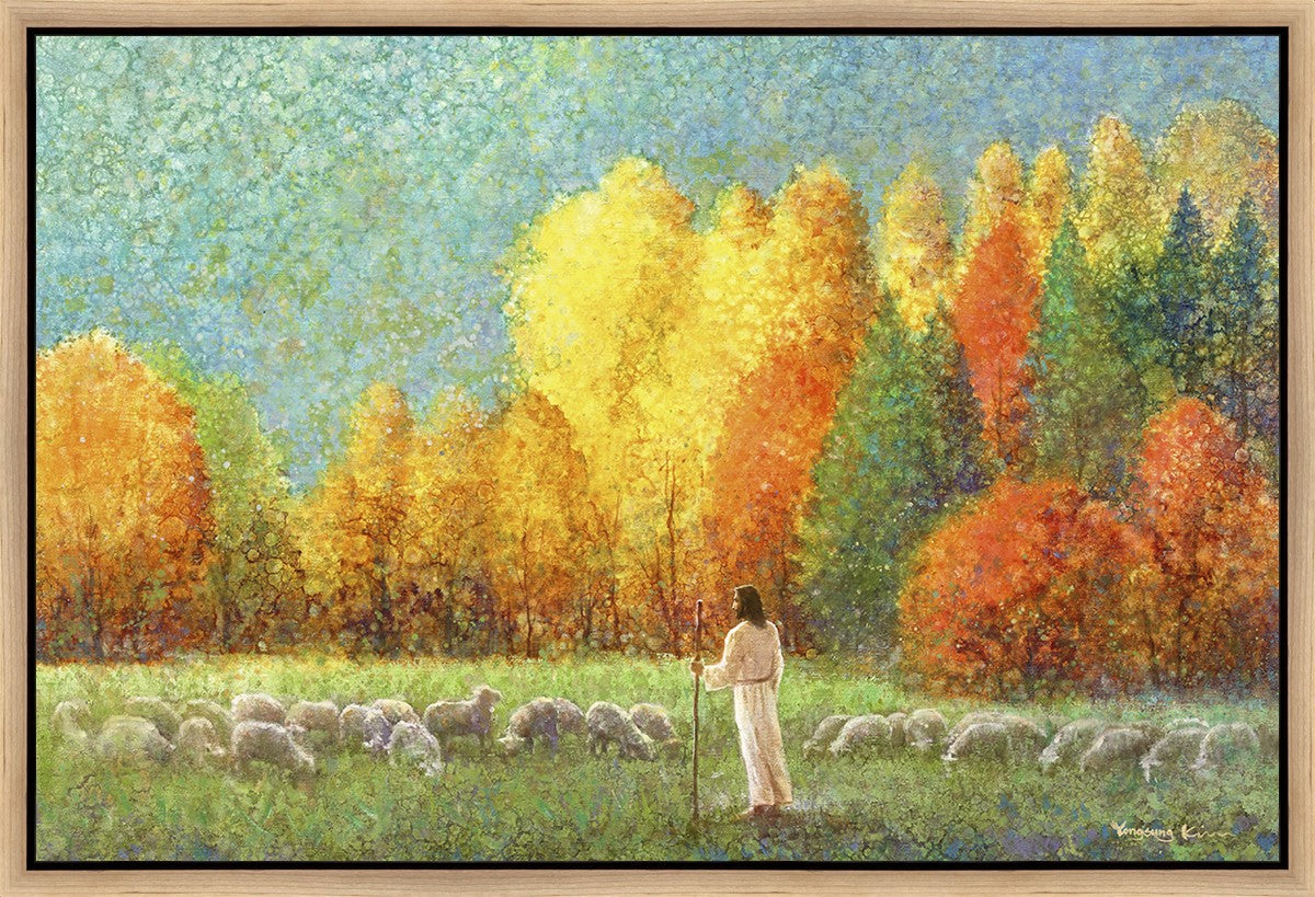 Changing Seasons Gallery Wrap Canvas Art - Stunning Seasonal Landscape Wall Decor for Living Room, Bedroom & Office