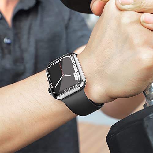 HANKN 41mm Screen Protector Case for Apple Watch 7/8/9 - Soft TPU Shockproof Cover for Daily Use & Sports