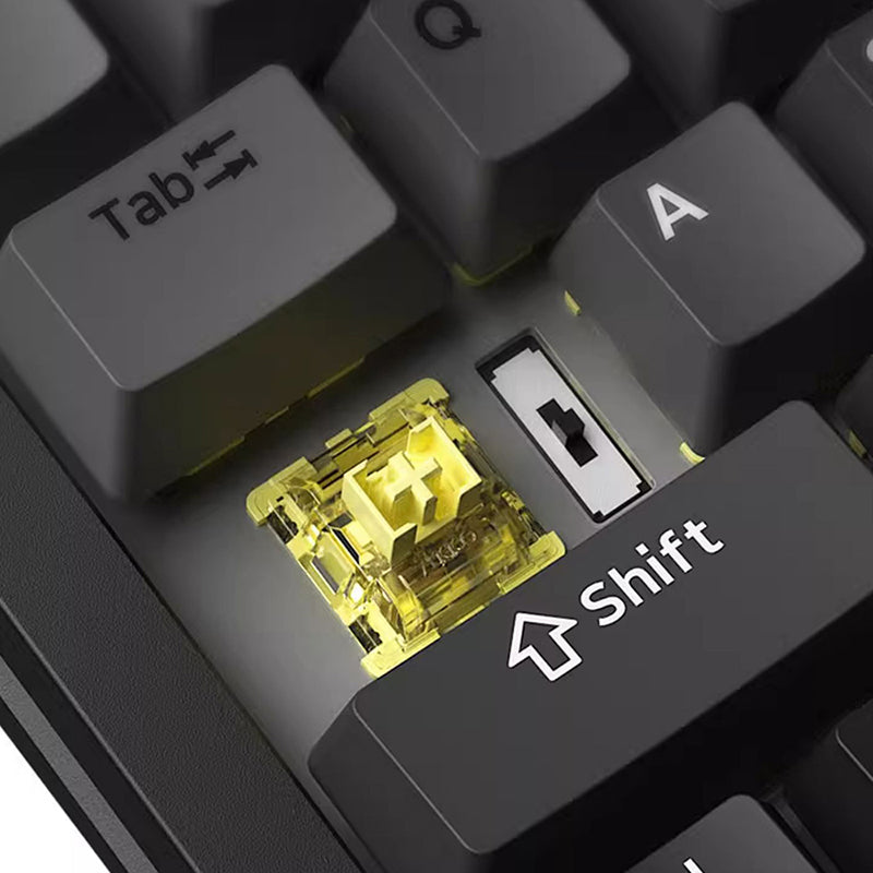 MonsGeek M1W 75% Aluminum Wireless Mechanical Keyboard - Hot-Swappable, Bluetooth/2.4G/USB-C, RGB Backlit for Gaming & Office Typing