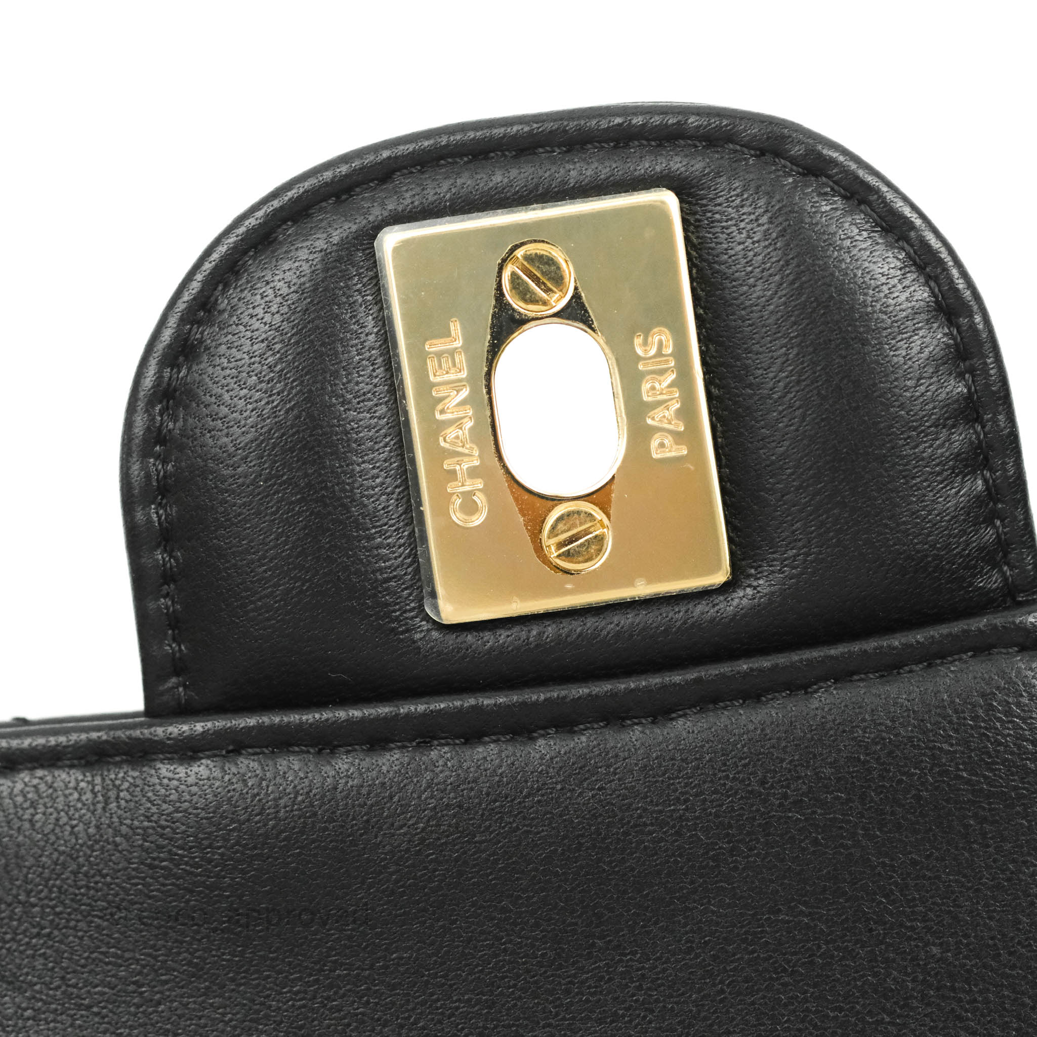 Chanel Chevron Mini Rectangular Flap Bag in Black Lambskin with Gold Hardware - Luxury Crossbody Purse for Women, Perfect for Evening Events & Date Nights