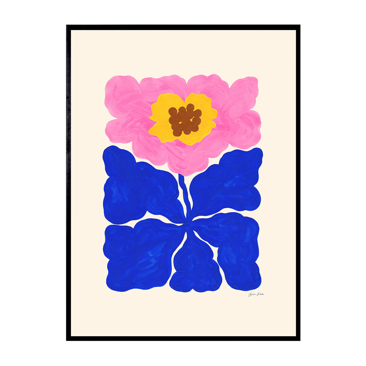 Just Bloomed Art Print - Beautiful Floral Wall Decor for Living Room, Bedroom & Office | Perfect Gift for Home & Wedding