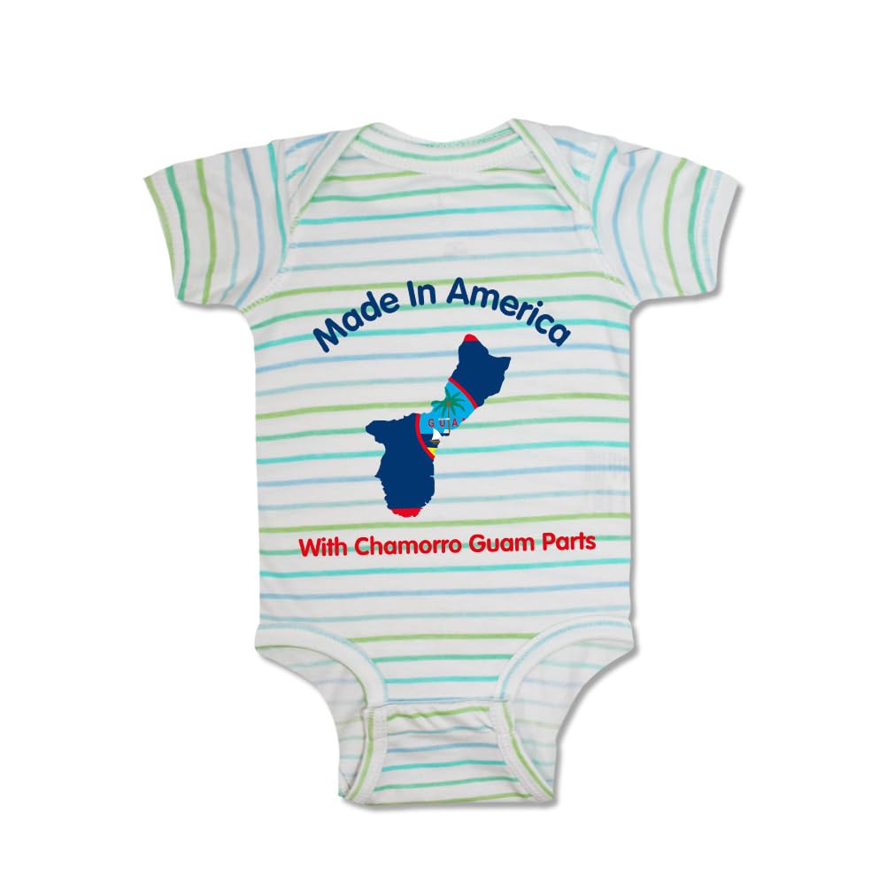 Cute Rascals Baby Bodysuit - Cotton Guam Clothes for Boys & Girls - Perfect for Playtime