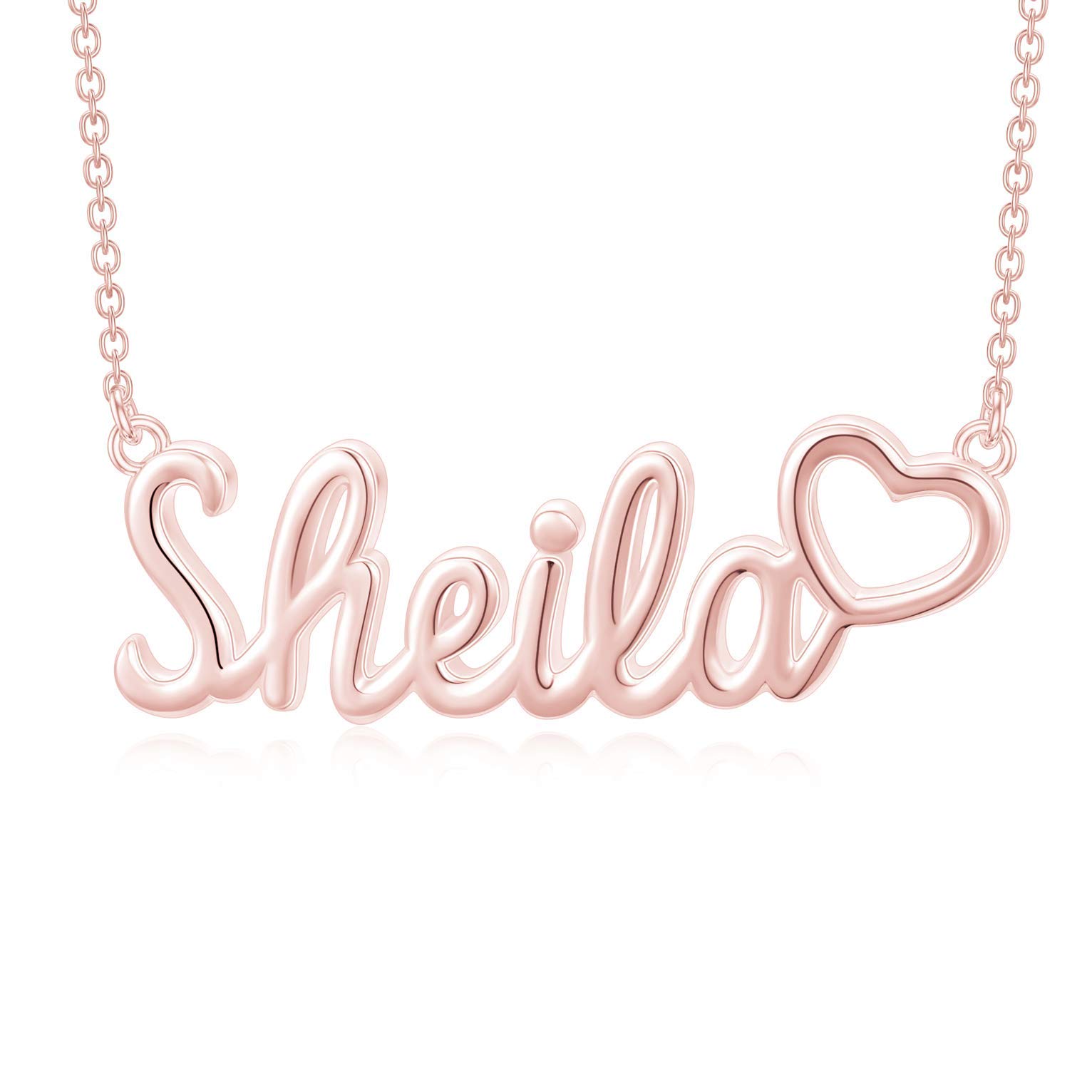 Personalized Name Necklace - 925 Sterling Silver Custom Name Jewelry for Women, Gift for Mom, Wife, Girlfriend - Perfect for Mother's Day, Birthday, Anniversary & Everyday Wear