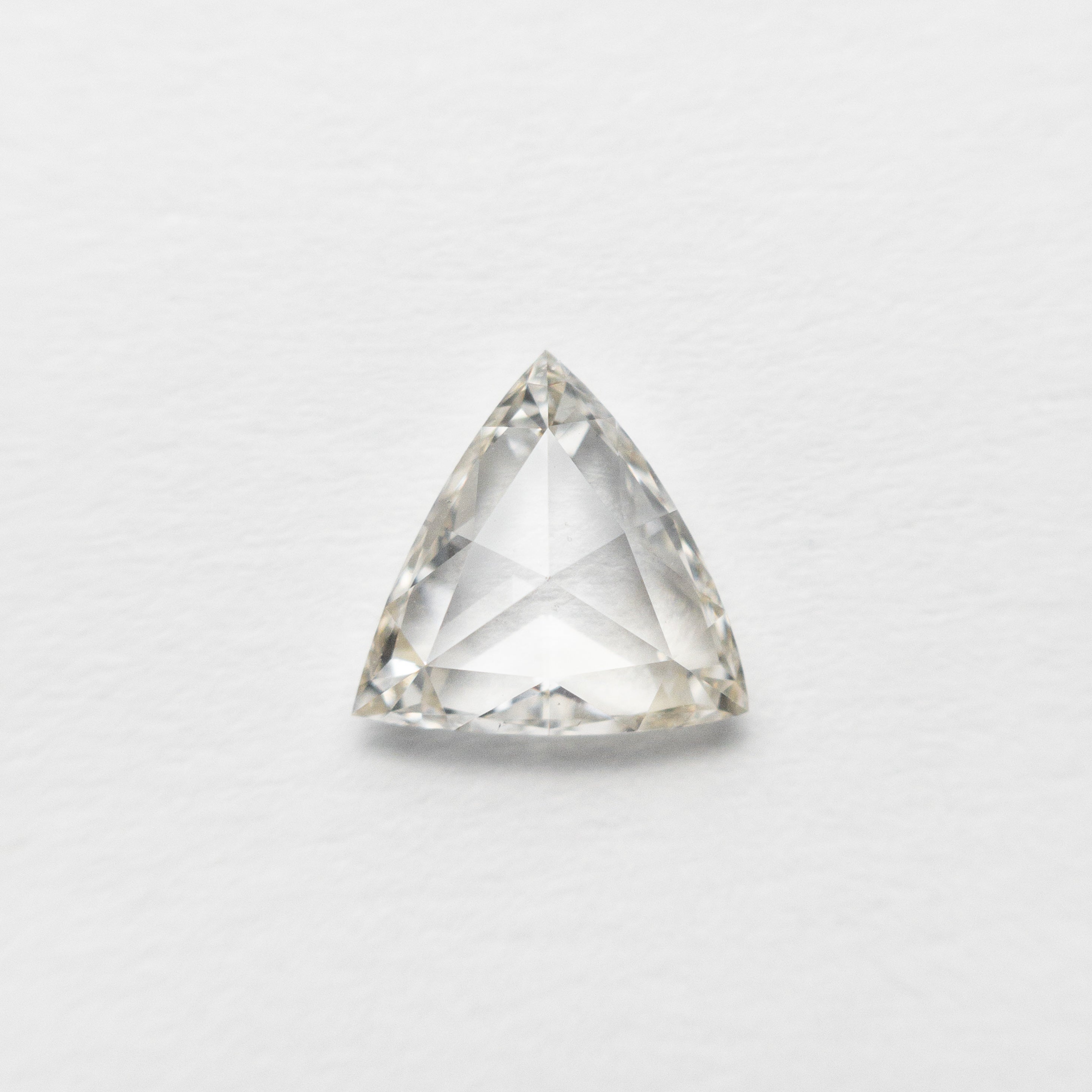 0.73ct L Trillion Rose Cut Diamond - 6.65x6.84x2.22mm SI1 Clarity - Perfect for Engagement Rings & Fine Jewelry