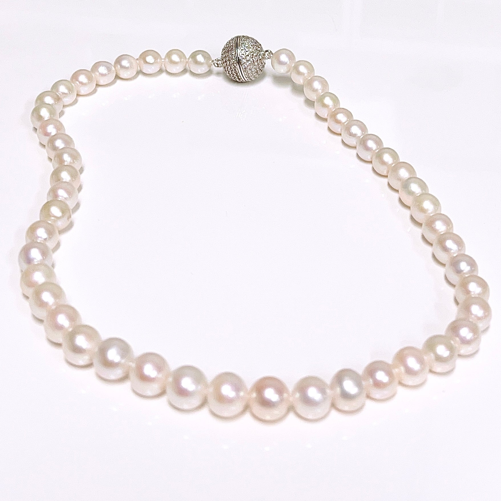 AGATHA White Pearl Necklace (N419) - Elegant Jewelry for Women, Perfect for Weddings, Parties & Everyday Wear