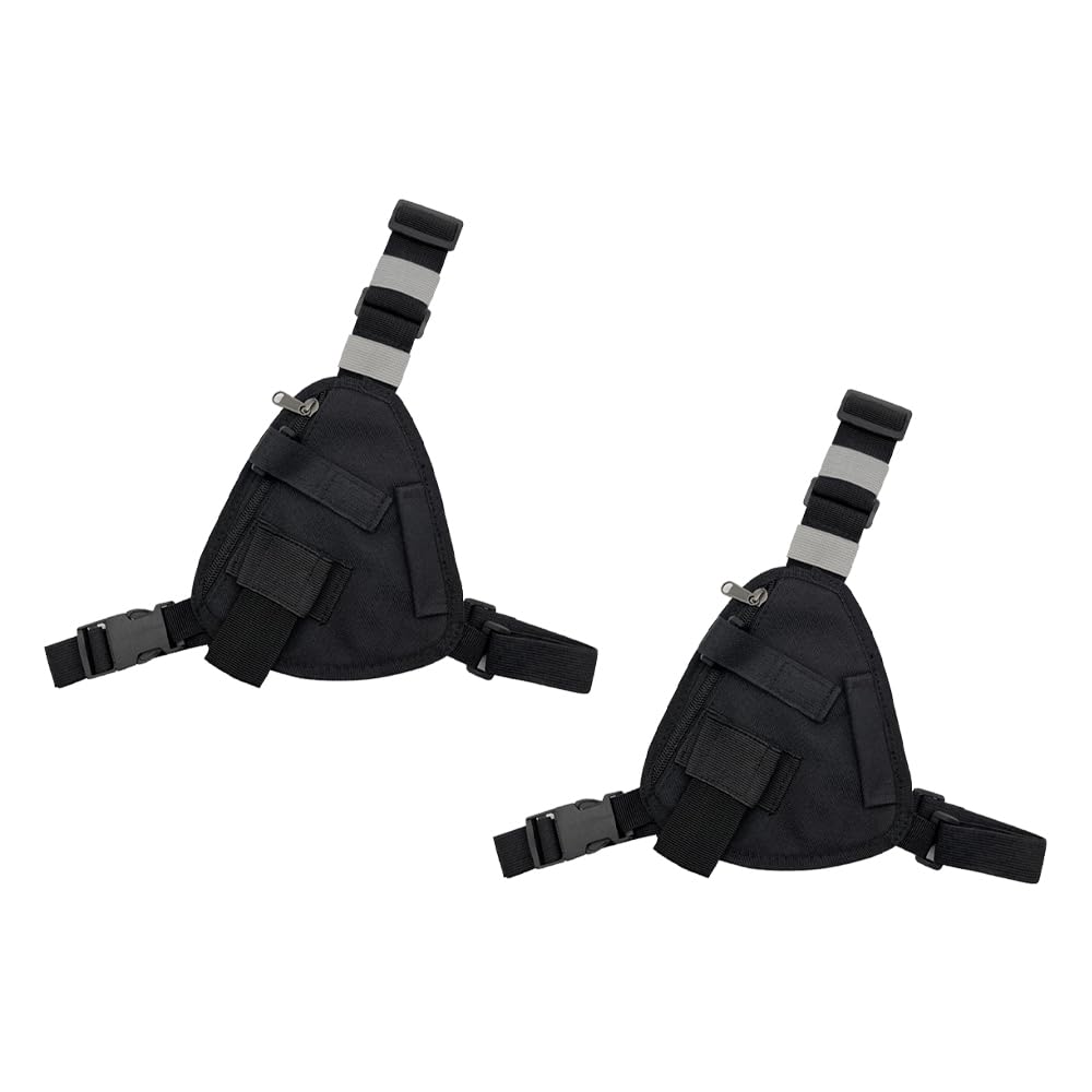 Adjustable Chest Harness Shoulder Holster for Motorola & BAOFENG Walkie Talkies - Secure Radio Pouch with Comfortable Strap - Perfect for Outdoor Adventures, Security Work & Construction Sites