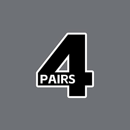 4 Pairs Dark Grey