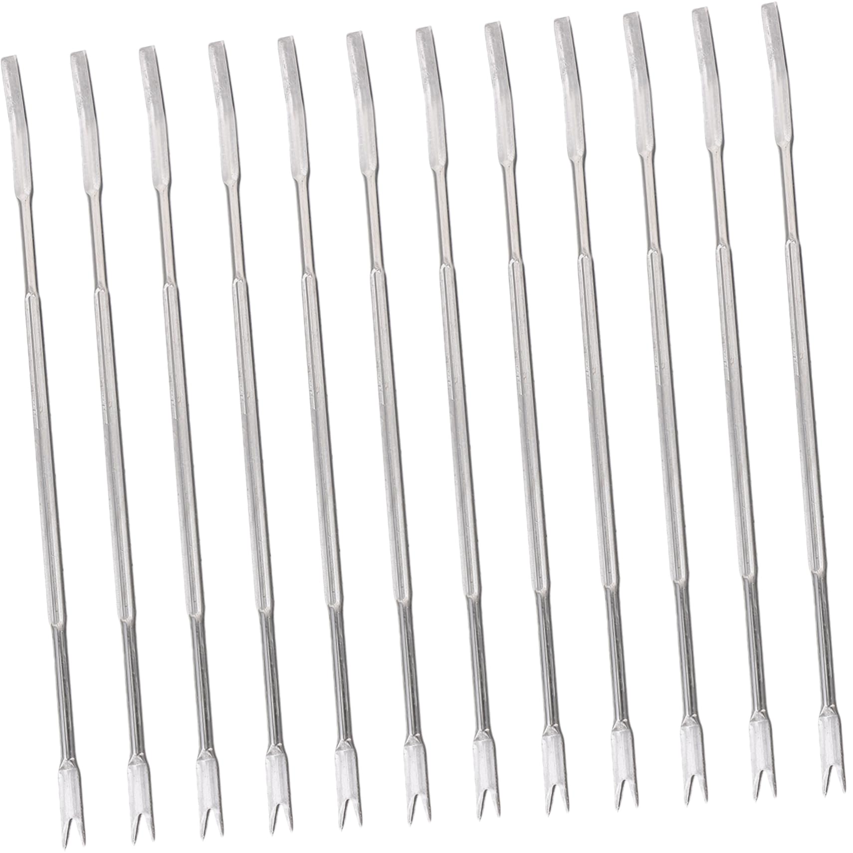 12-Piece Crab Fork Set - Stainless Steel Seafood Tools for Lobster, Crab Legs, Shellfish & Nuts | Includes Mini Forks, Crackers & Picks | Perfect for Appetizers, Escargot, Pickles & Seafood Parties