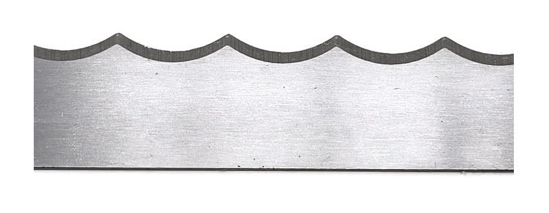 Premium 118-Inch Meat Band Saw Blades for Bone-Less Cutting - 4-Pack Scallop Edge Blades - Perfect for Butcher Shops, Home Meat Processing & Commercial Kitchens