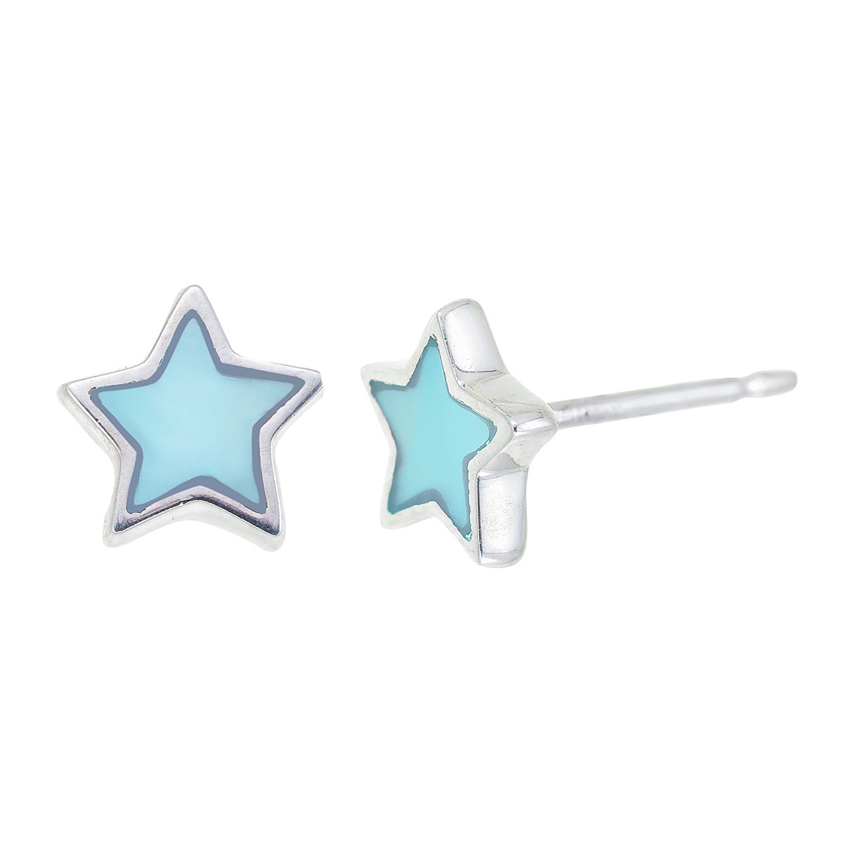 Boma Jewelry Sterling Silver Star Stud Earrings for Women - Dainty & Elegant Everyday Jewelry - Perfect for Gifts, Parties & Casual Wear
