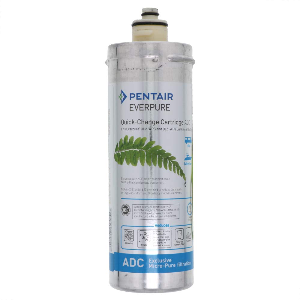 Everpure EV959206 ADC Full Timer RV Water Filter Cartridge (2-Pack) – Replacement Filter for Clean Drinking Water in RVs, Campers & Mobile Homes