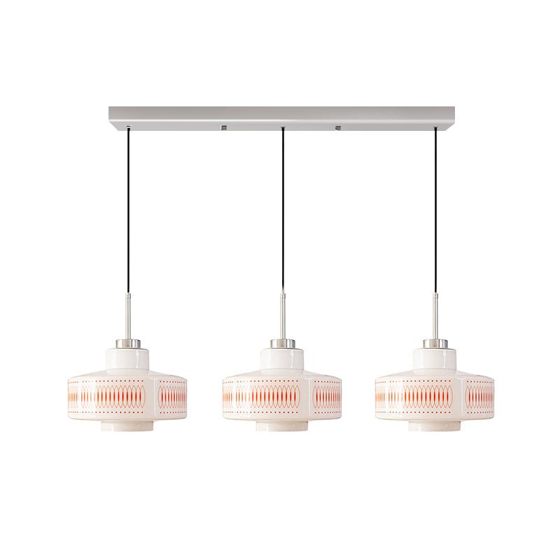Anna Pendant Lamp - Modern Scandinavian Glass Hanging Light for Kitchen Island, Dining Room & Bedroom - Elegant Ceiling Fixture with Warm White Light