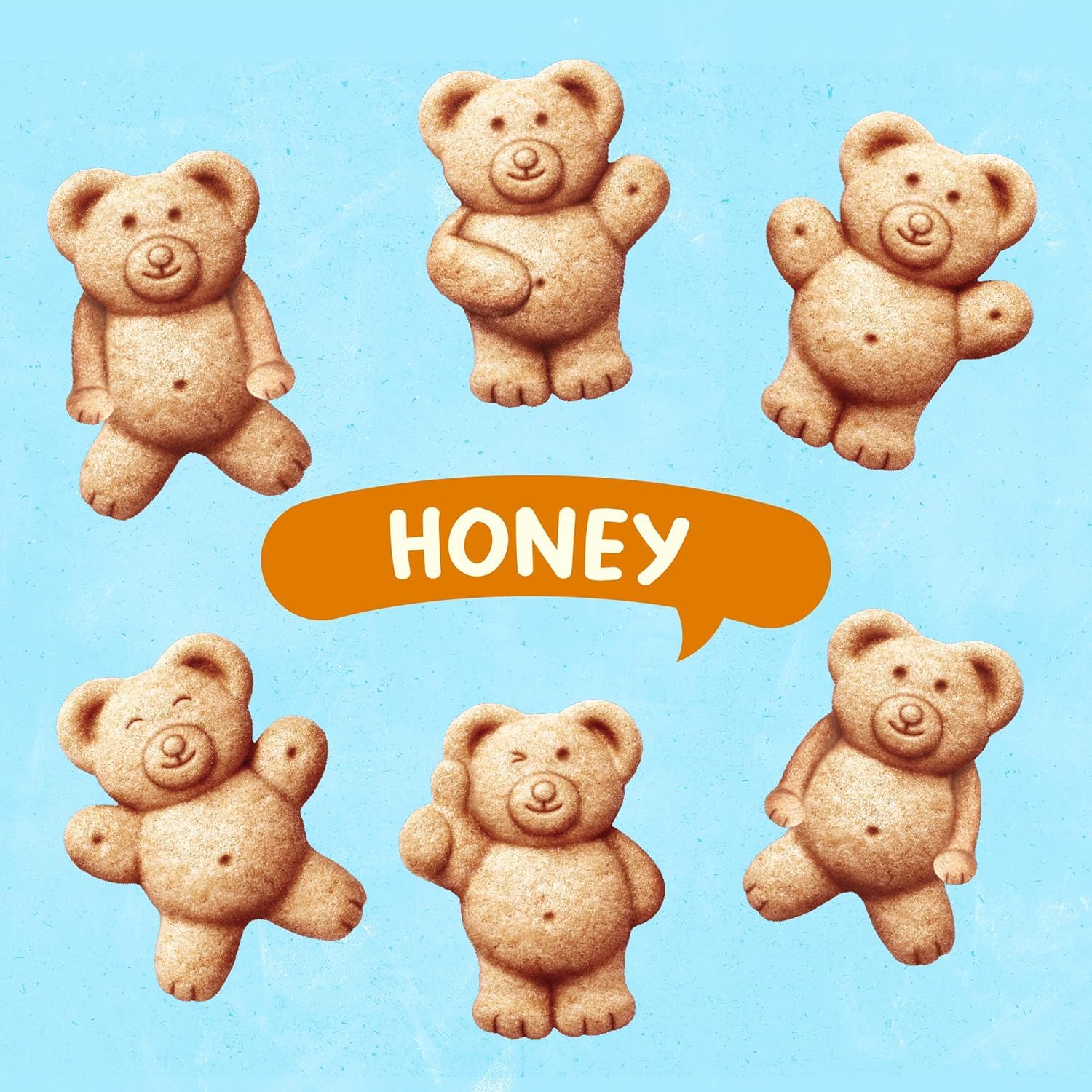 **Teddy Grahams Honey Graham Snacks for Kids - 20 Pack (1 oz Each) | Healthy School Snacks, Lunchbox Treats & On-the-Go Snacking**