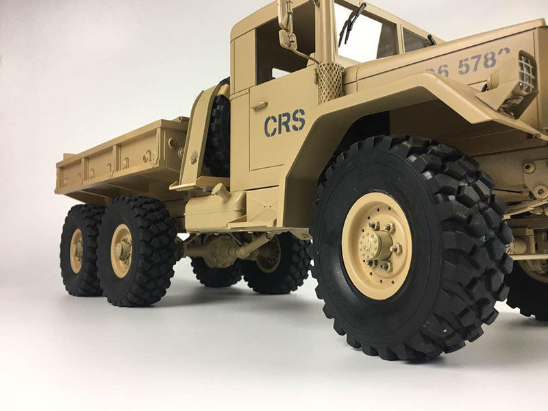 1/12 Scale Cross RC HC6 6x6 Off-Road Military Truck Model Kit - Metal Axles, Motor & LED Lights - US Stock | Hobby, Simulation & Collectible for RC Enthusiasts (Perfect for Terrain Crawling & Military Vehicle Displays)