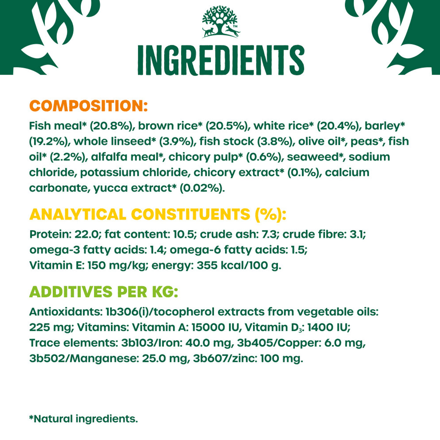 James Wellbeloved Fish & Rice Adult Dry Dog Food 15kg - Natural Hypoallergenic Nutrition for Sensitive Stomachs - Perfect for Daily Feeding & Digestive Health